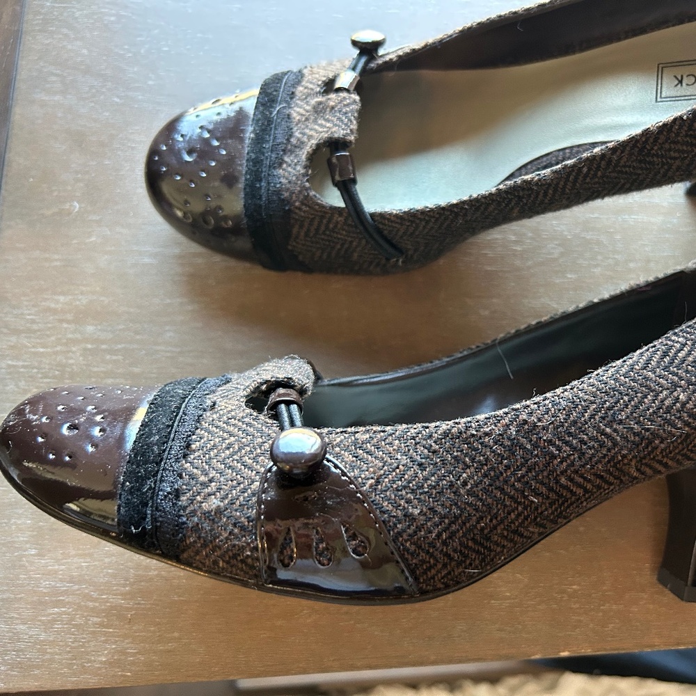 Brown heels